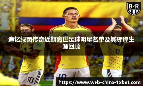 追忆绿茵传奇近期离世足球明星名单及其辉煌生涯回顾